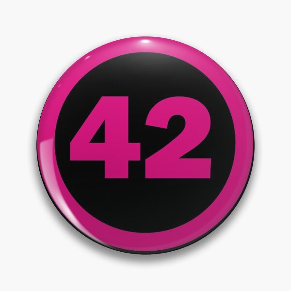 Item preview, 42 in Circle Pink designed and sold by Getonboardman.
