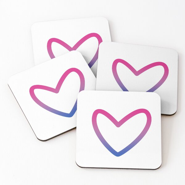 Item preview, Bi Flag Ombre Heart designed and sold by SantaLisaPier.