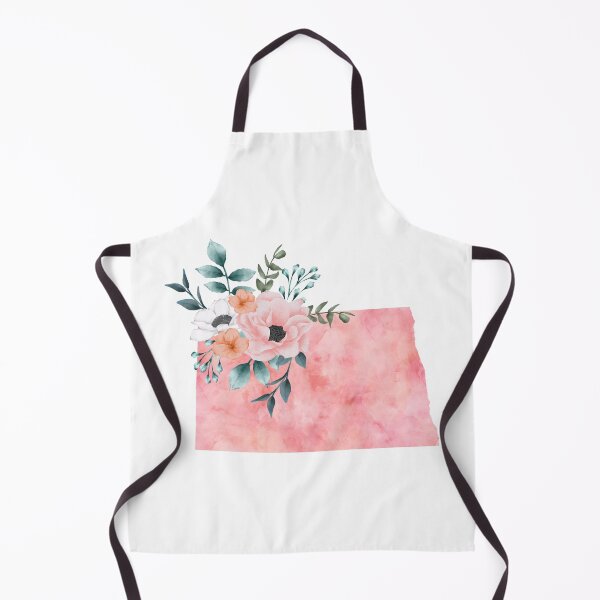 Item preview, North Dakota Watercolor Floral designed and sold by randrgiftshop.