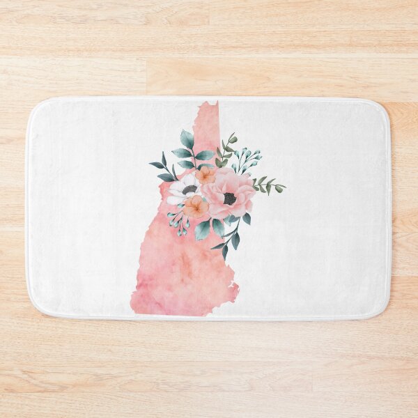 Item preview, New Hampshire Watercolor Floral designed and sold by randrgiftshop.