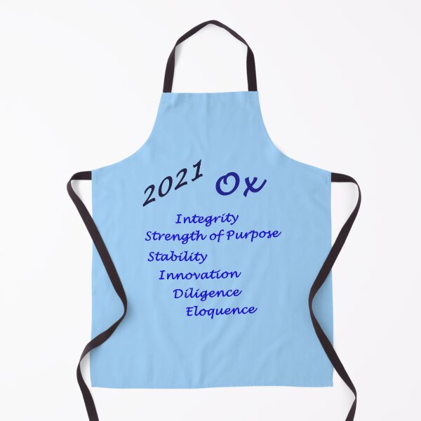 Item preview, 2021 Year of the Ox - Blue - Text Only designed and sold by KLP-Magick.