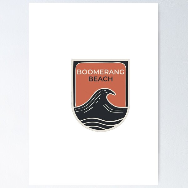 Item preview, Boomerang Beach designed and sold by Intercol Merch Blackmarket.