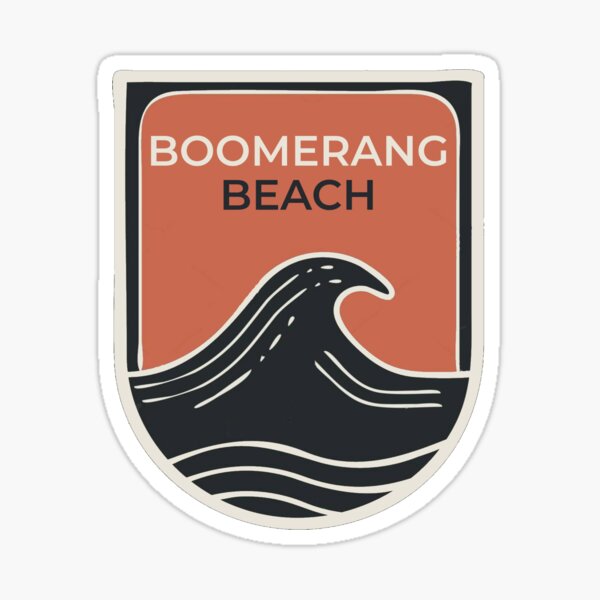 Item preview, Boomerang Beach designed and sold by Intercol Merch Blackmarket.