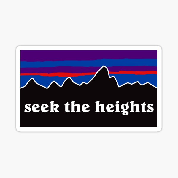 Seek the Heights Sticker