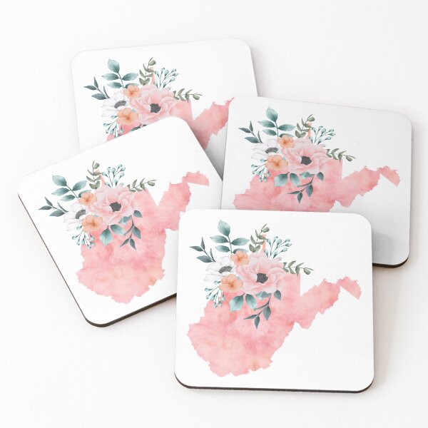 Item preview, West Virginia Watercolor Floral designed and sold by randrgiftshop.
