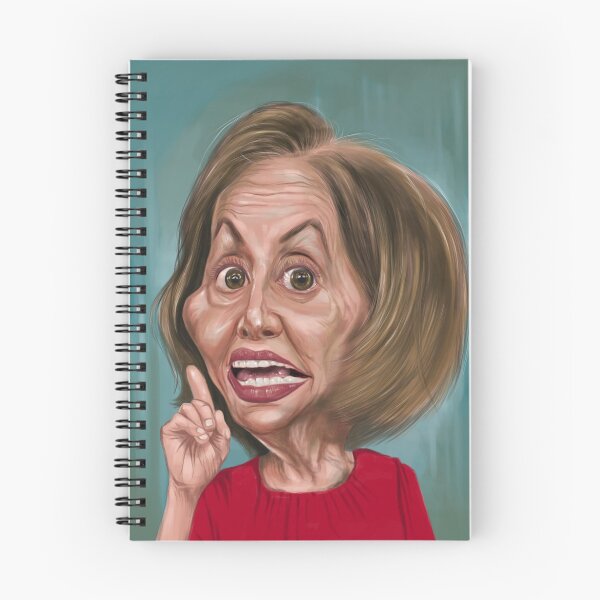 Item preview, Caricatura de Nancy Pelosi designed and sold by PRANEETHDIGIART.