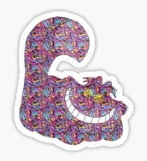 Acid-wash Cheshire Sticker
