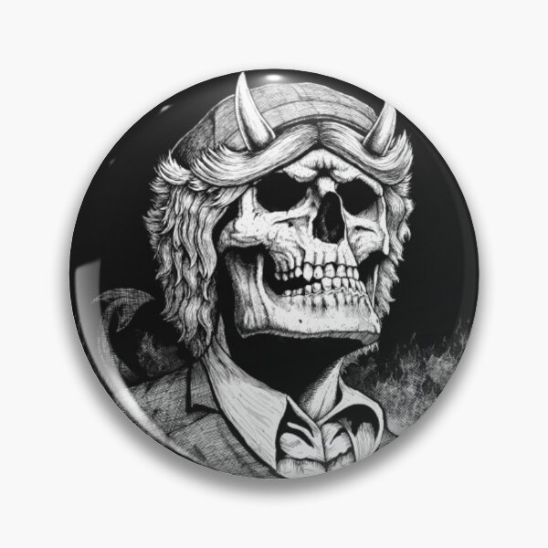 Artikelvorschau, Angus Young Teufelsschädel entworfen und verkauft von JoysunDesign.