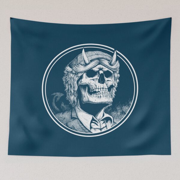 Item preview, Angus Young Devil skull designed and sold by JoysunDesign.