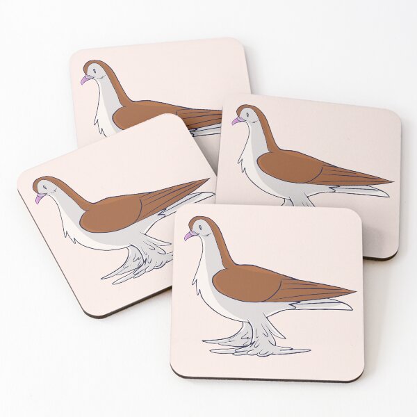 Item preview, Red Lahore Pigeon designed and sold by Karatefinch.