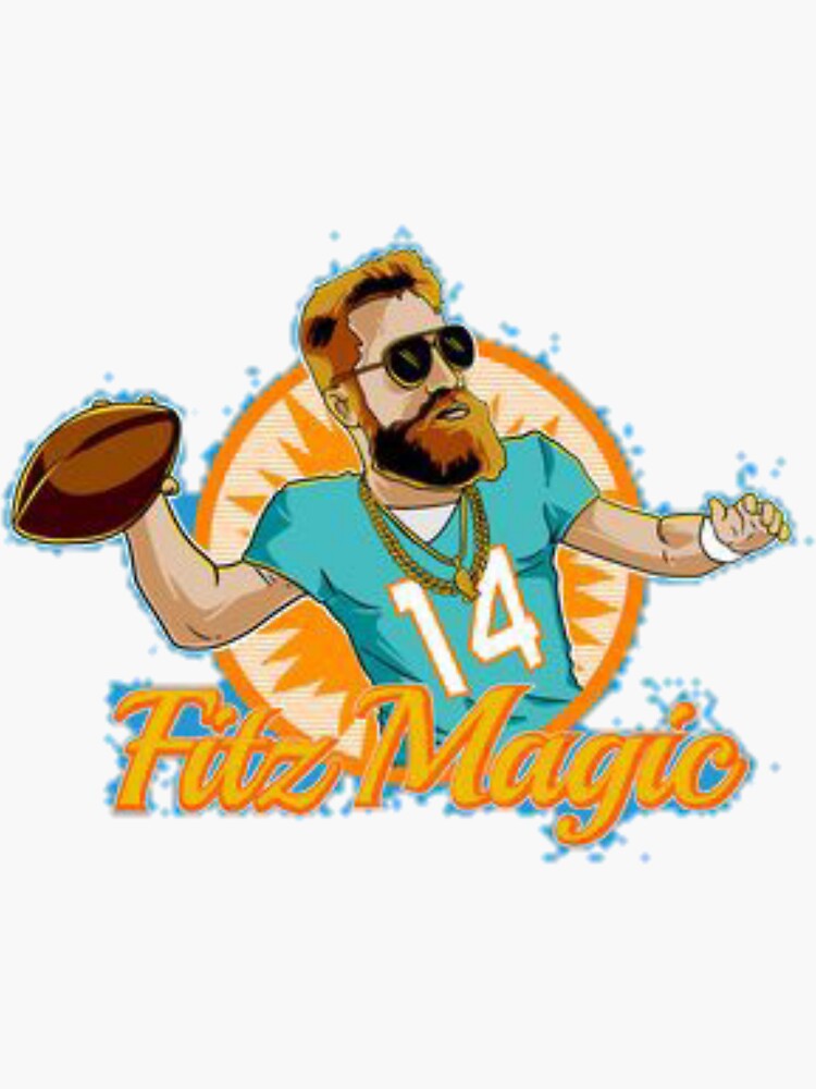 Fitz The Magic Dolphins Miami Ryan Fitzpatrick Classic T-Shirt for Sale by  LanaMada