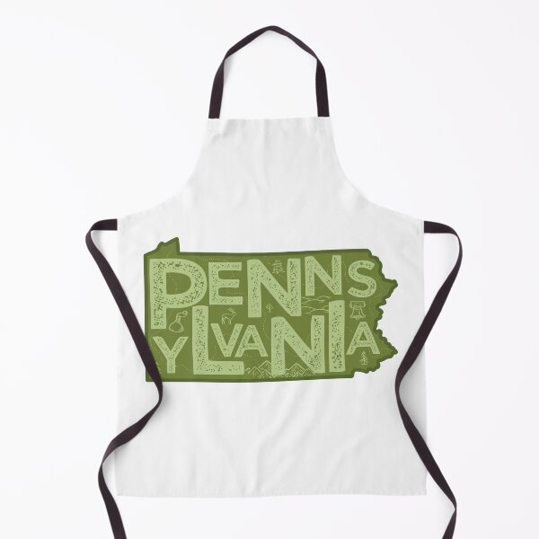 Item preview, Pennsylvania Map Typography Green designed and sold by HelloGentry.