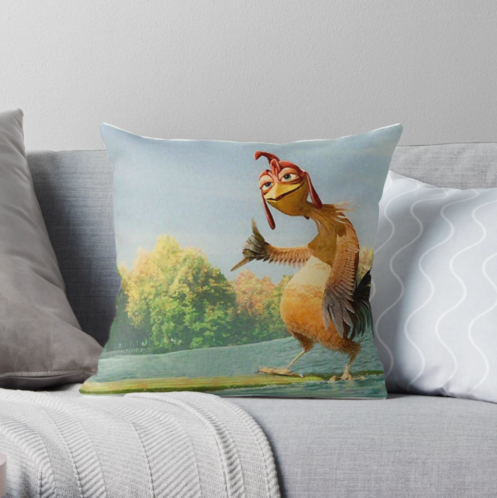 crotch gremlin (no lines) | Throw Pillow