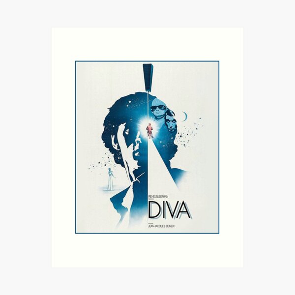 Aperçu de l'œuvre Affiche de théâtre DIVA créée et vendue par cousinbessie.