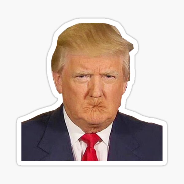 Item preview, Trumps mouth is actually a butthole designed and sold by Memegode.