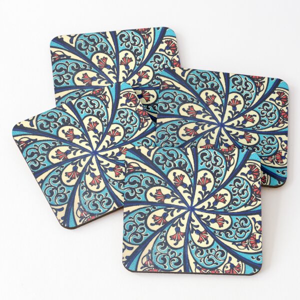 Item preview, Blue Swirl Ceramic Tile Design designed and sold by EdenLiving.