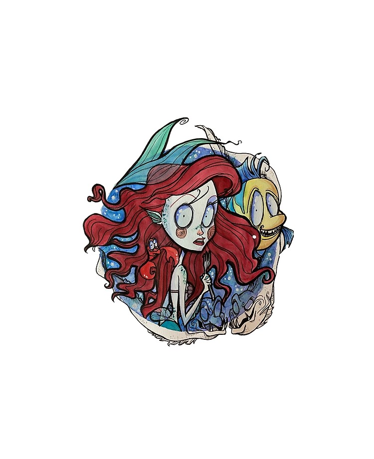 Creepy Merida Tim Burton style | iPad Case & Skin