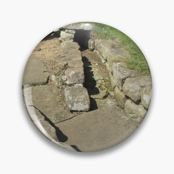 Merch #110 -- Rocks And Bricks - Shot 12 (Hadrian's Wall) Pin