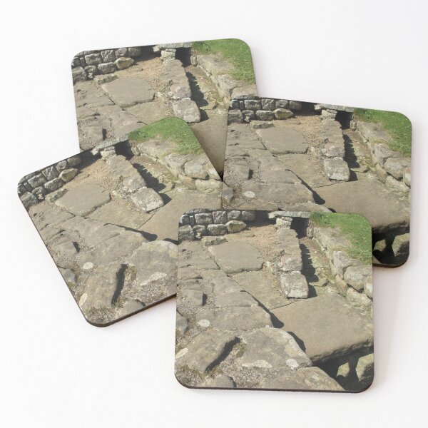 M.I. #110 |☼| Rocks And Bricks - Shot 12 (Hadrian's Wall) Coasters (Set of 4)