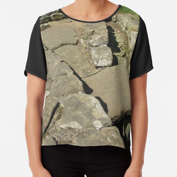 M.I. #110 |☼| Rocks And Bricks - Shot 12 (Hadrian's Wall) Chiffon Top