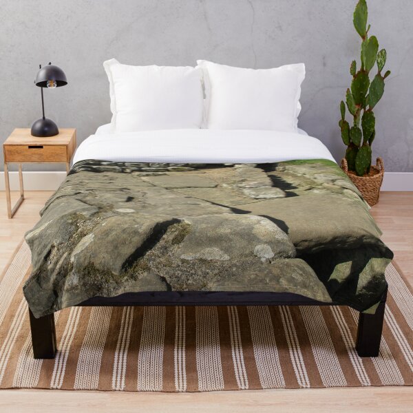M.I. #110 |☼| Rocks And Bricks - Shot 12 (Hadrian's Wall) Throw Blanket