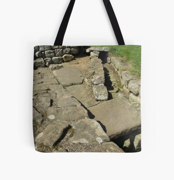 M.I. #110 |☼| Rocks And Bricks - Shot 12 (Hadrian's Wall) All Over Print Tote Bag