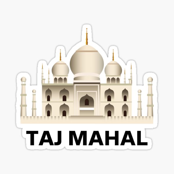 Taj Mahal Palace Stickers for Sale | Redbubble