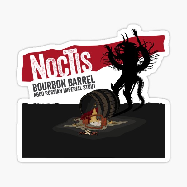 Noctis Bourbon Barrel Stout Sticker