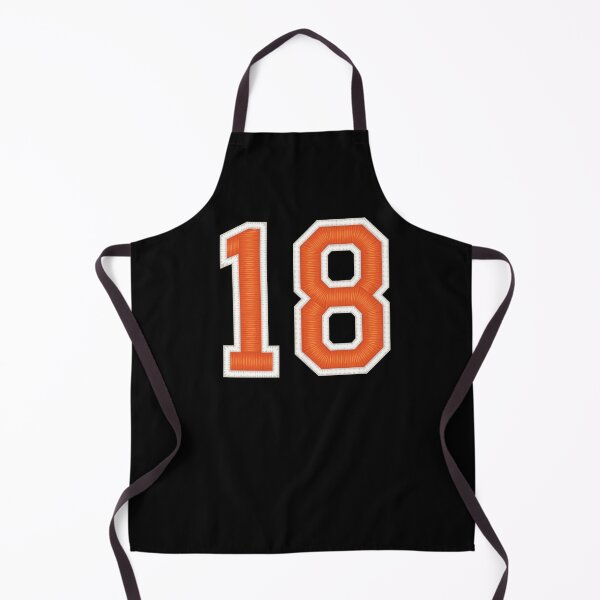 Item preview, Sports Number 18 Jersey eighteen Orange designed and sold by elhefe.