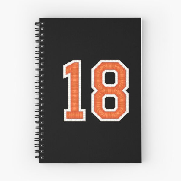Item preview, Sports Number 18 Jersey eighteen Orange designed and sold by elhefe.