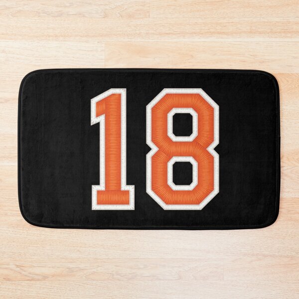 Item preview, Sports Number 18 Jersey eighteen Orange designed and sold by elhefe.