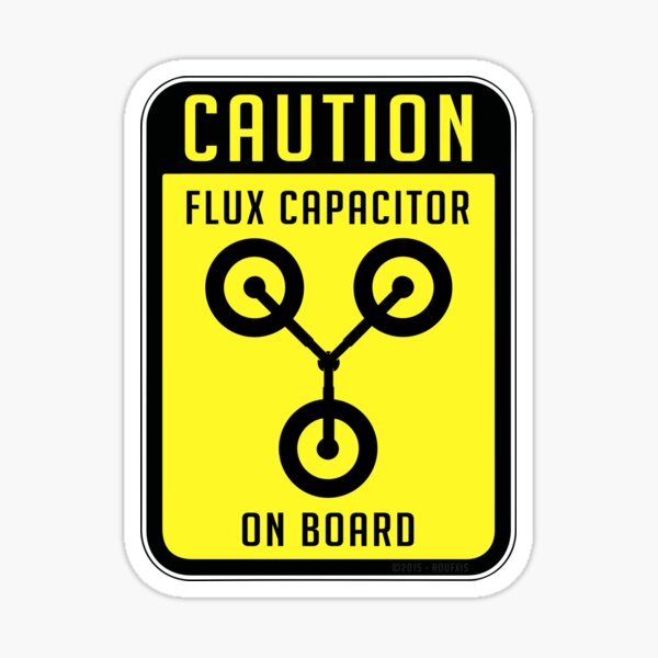 Flux Capacitor Sticker