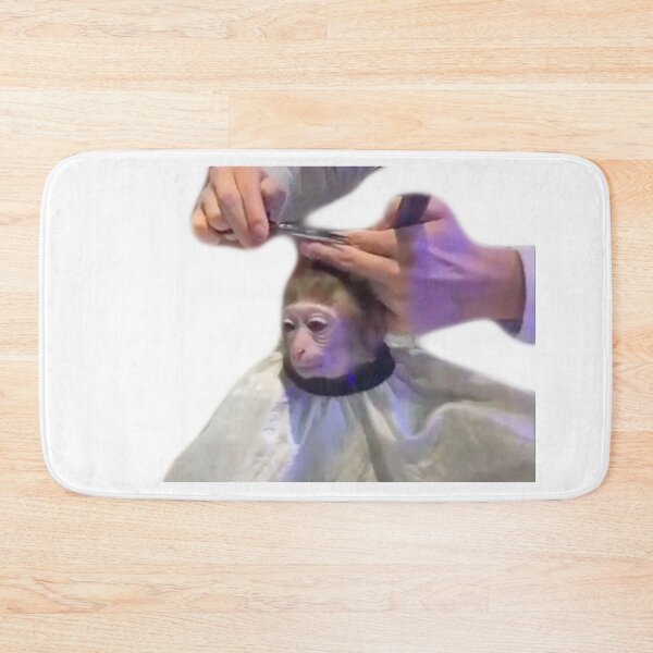 Item preview, Monkey Getting A Haircut - Monkey Monke Haircut designed and sold by bubbliorno.