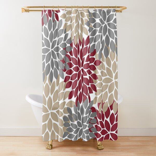 Gray Shower Curtains for Sale