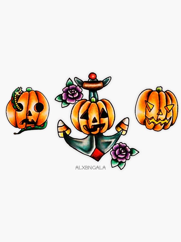 Jack-o-lantern Flash Sheet, Halloween Tattoo Print, Pumpkin Heart Tattoo  Flash, American Traditional Flash Sheet, Old School Tattoo Flash - Etsy