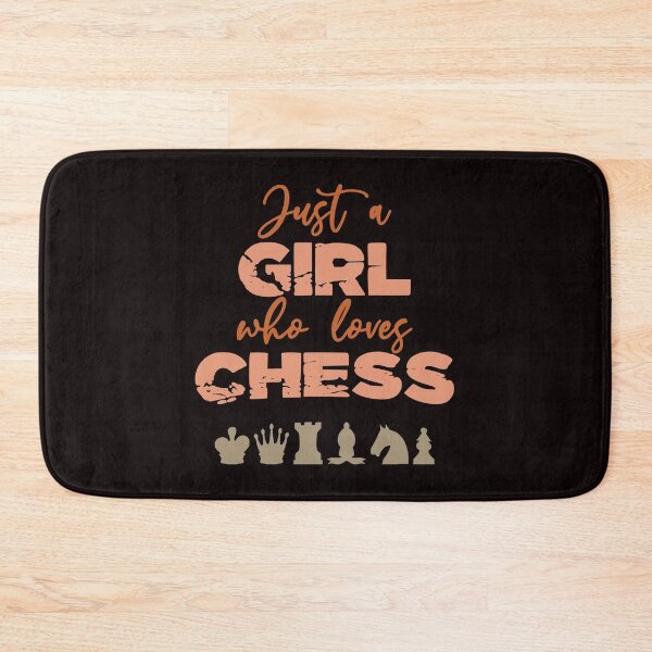 Item preview, Just A Girl Who Loves Chess - Funny Chess Humor and Text Effects Gift Idea designed and sold by leo121687.