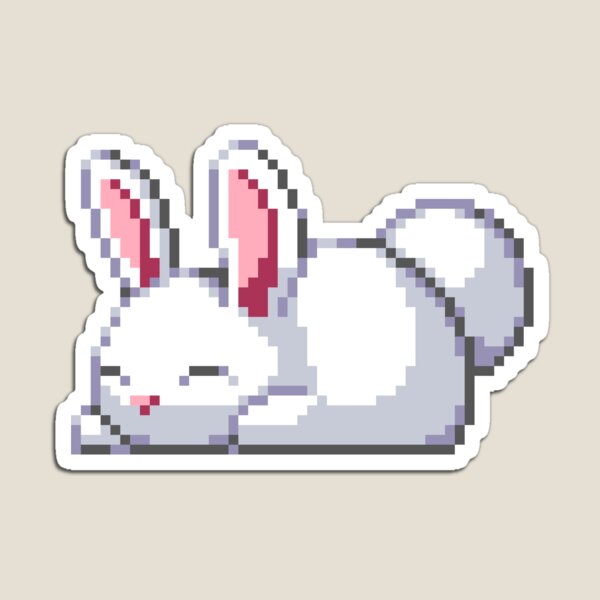 Sleeping Bunny Pixel Art\