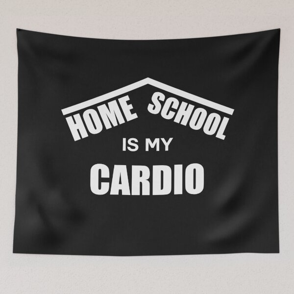 Item preview, Homeschool is my cardio designed and sold by Bella's Merch.