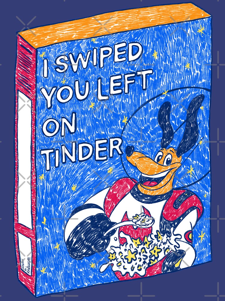 I Swiped You Left on Tinder (Black) by Ranggasme