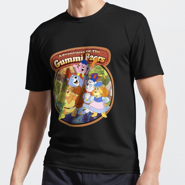 Disney Adventures of the Gummi Bears Retro - Short Sleeve Cotton T-Shirt  for Adults -Customized-Charcoal Heather 