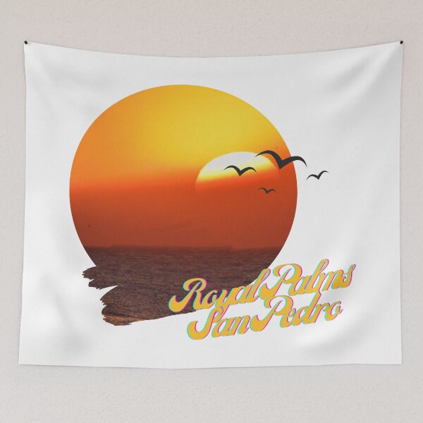Item preview, Sunset Royal Palms Beach San Pedro California designed and sold by concettaellis.