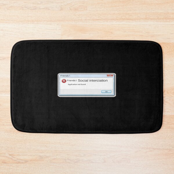 Item preview, Social Interaction Not Supported designed and sold by mewsis.
