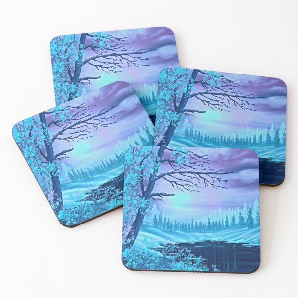 Item preview, Winter Splendor Blue Haze Sunset designed and sold by sunnthreads.