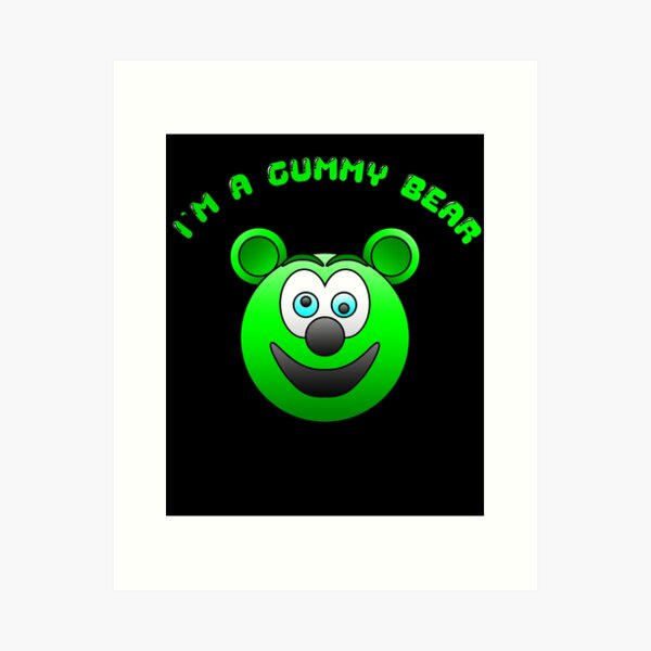 Funny Cute Kids I'm a Gummy Bear Cartoon Gift Sticker for Sale by