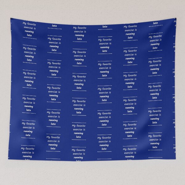 Item preview, My favorite exercise is running late designed and sold by Ollie P.  Leo.
