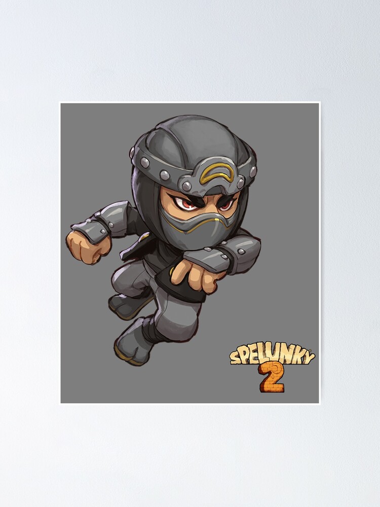 Classic Guy - Spelunky 2 Poster for Sale by remembermekid