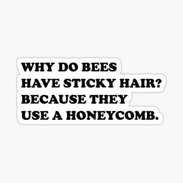 why-do-bees-have-sticky-hair-because-they-use-a-honeycomb-sticker