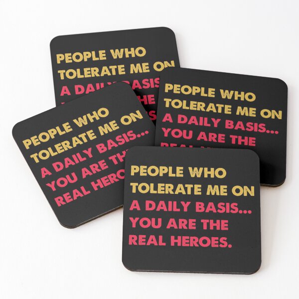 Item preview, People who tolerate me on a daily basis designed and sold by TiffannyUKZ.
