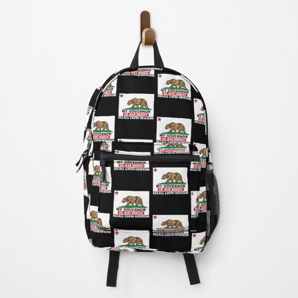 Item preview, Recall Gavin Newsom California Flag designed and sold by TiffannyUKZ.