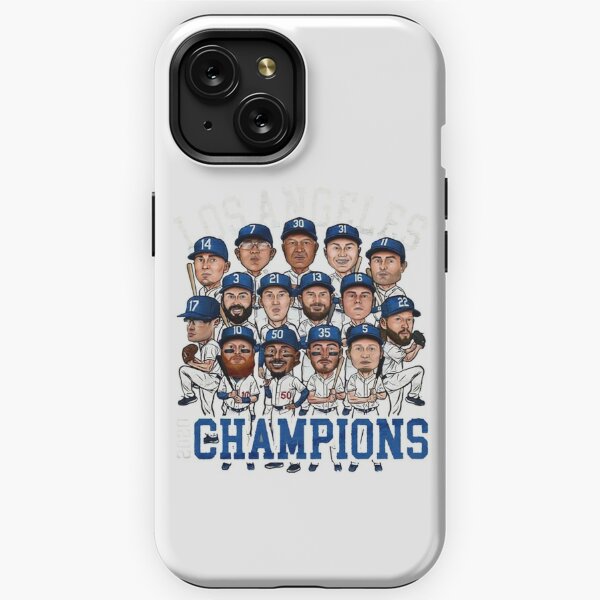 Dodgers Baseball Rubber Phone Case Cover iPhone 6 7 8 X XR 11 12 13 MINI  PRO MAX